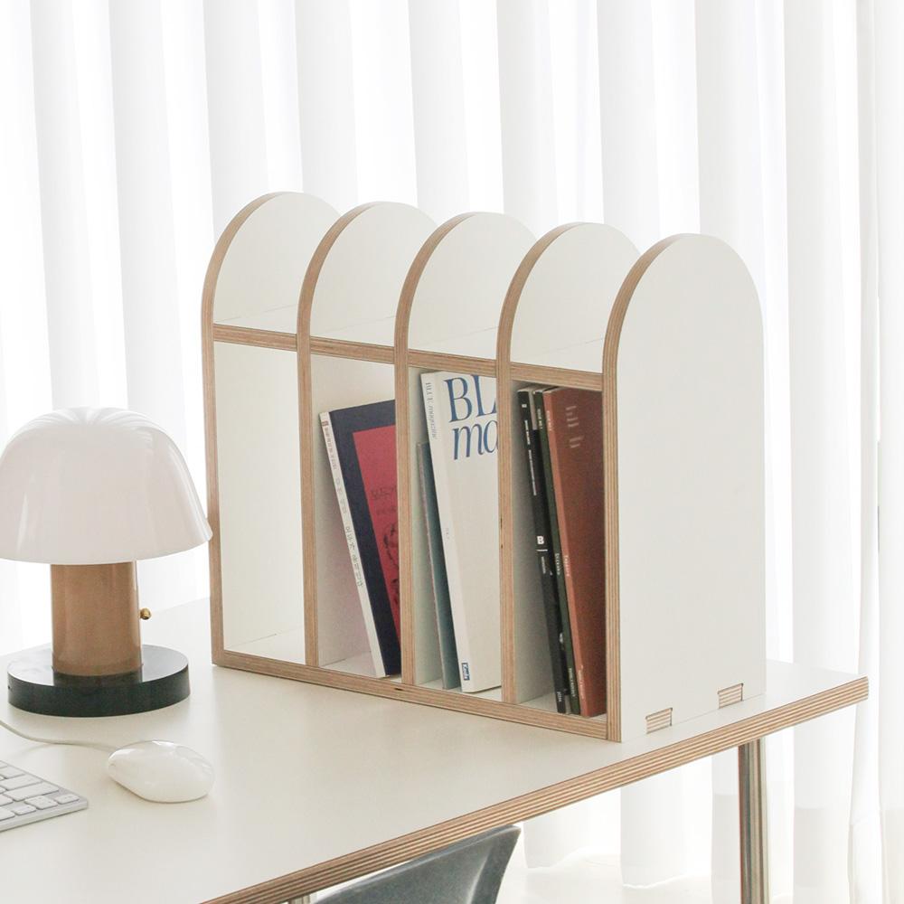 깊은시간 책꽂이 컬러에디션 _ 화이트