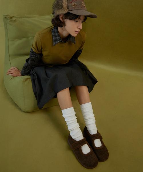 타르트 뽀글이 메리제인 플랫 WTACR4h175