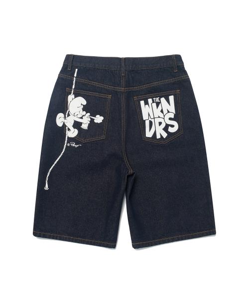 PAINTER DENIM SHORTS (DENIM)