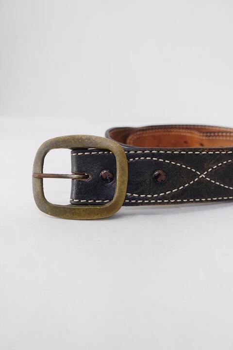 vintage u.s.a full grain leather belt