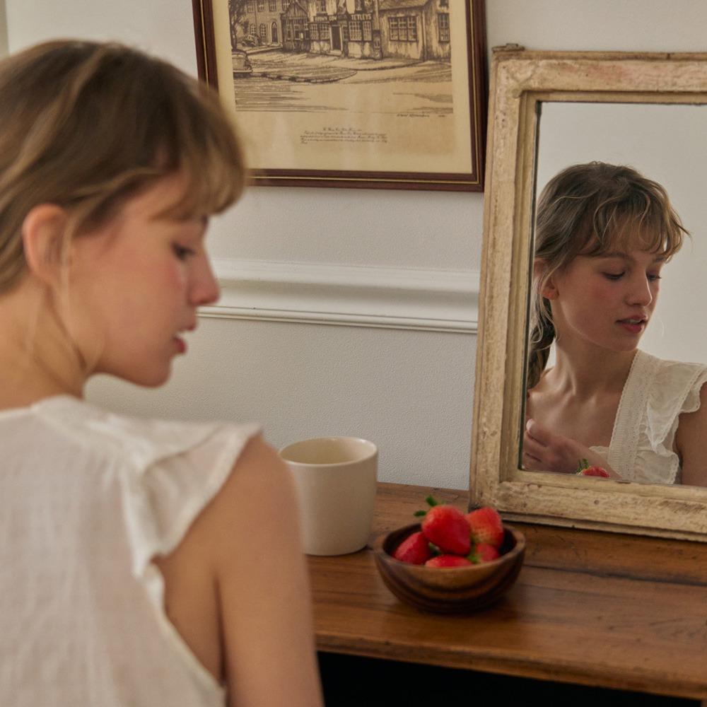 에보니 나시 투피스 크림 (32수)