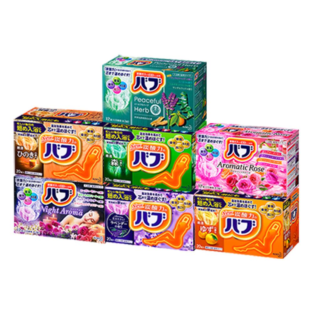 카오 바브 일본 입욕제 7종 12개입 20개입