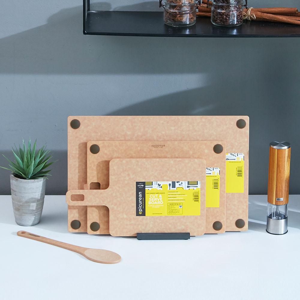 에피큐리언 뉴 와이드 논슬립 항균 도마 세트 5P  나무도마 우드도마