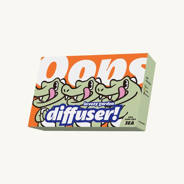 웁스 디퓨저 브리지 가든 100ML 3개 세트