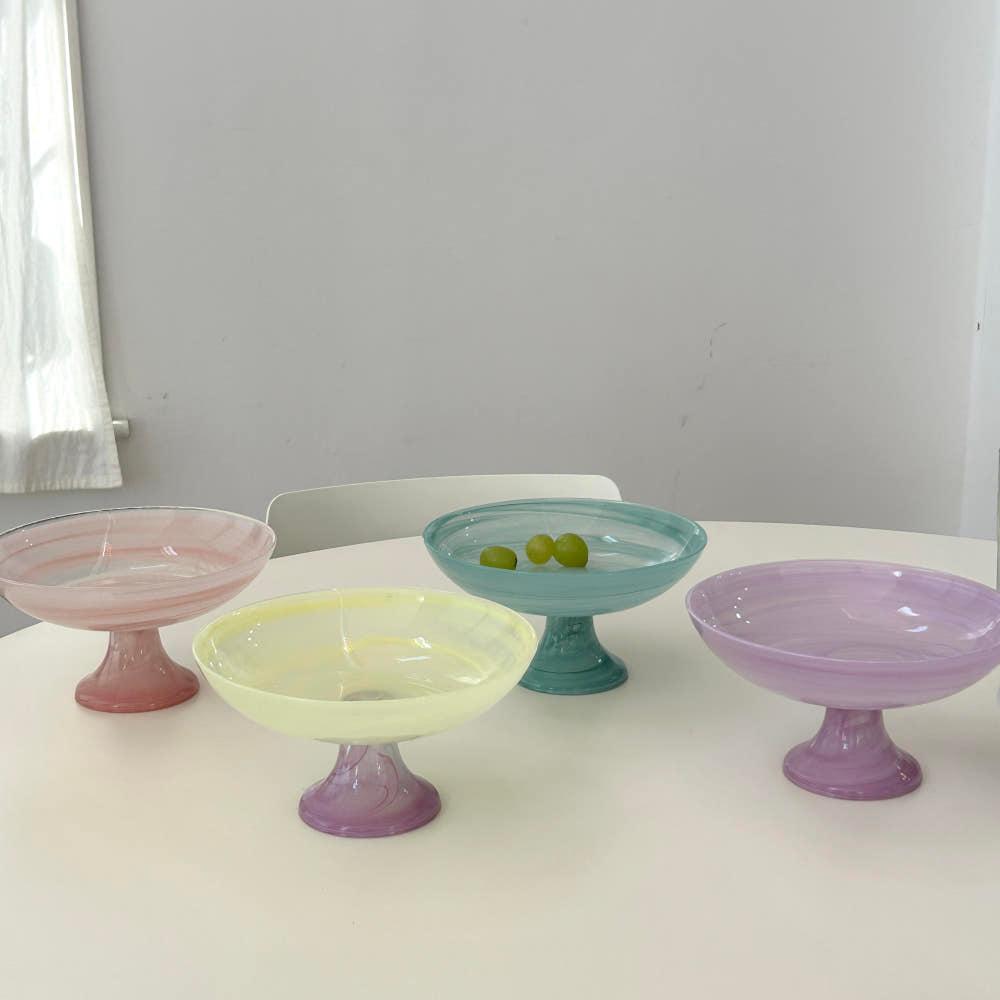 [ALABASTER] PEDESTAL BOWL 20CM