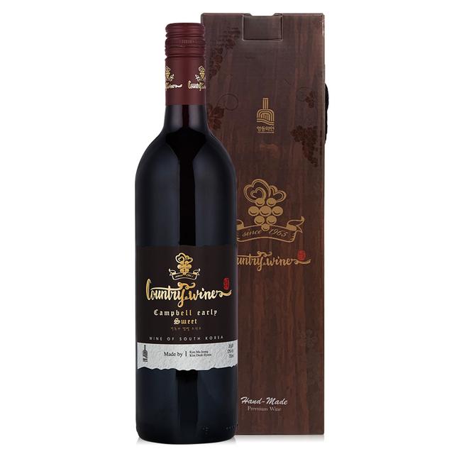 컨츄리와이너리 캠벨 레드 스위트 와인 12도 750ml