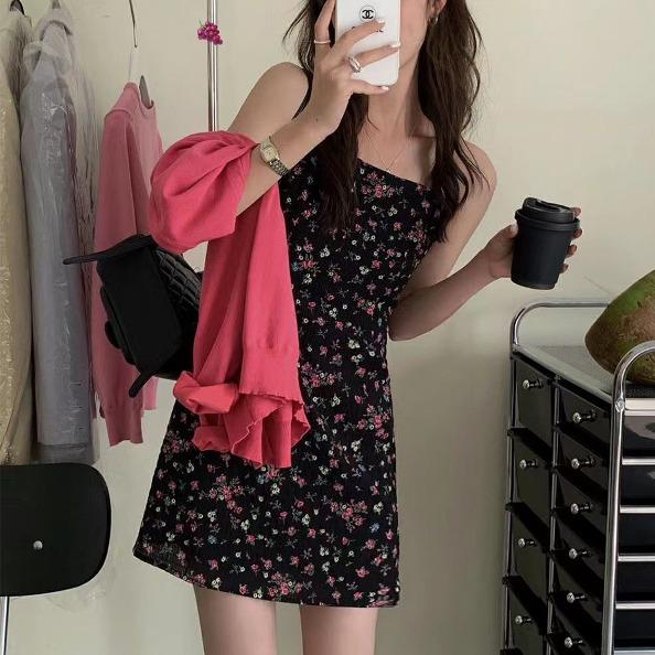 레모닝 플로럴 미니원피스