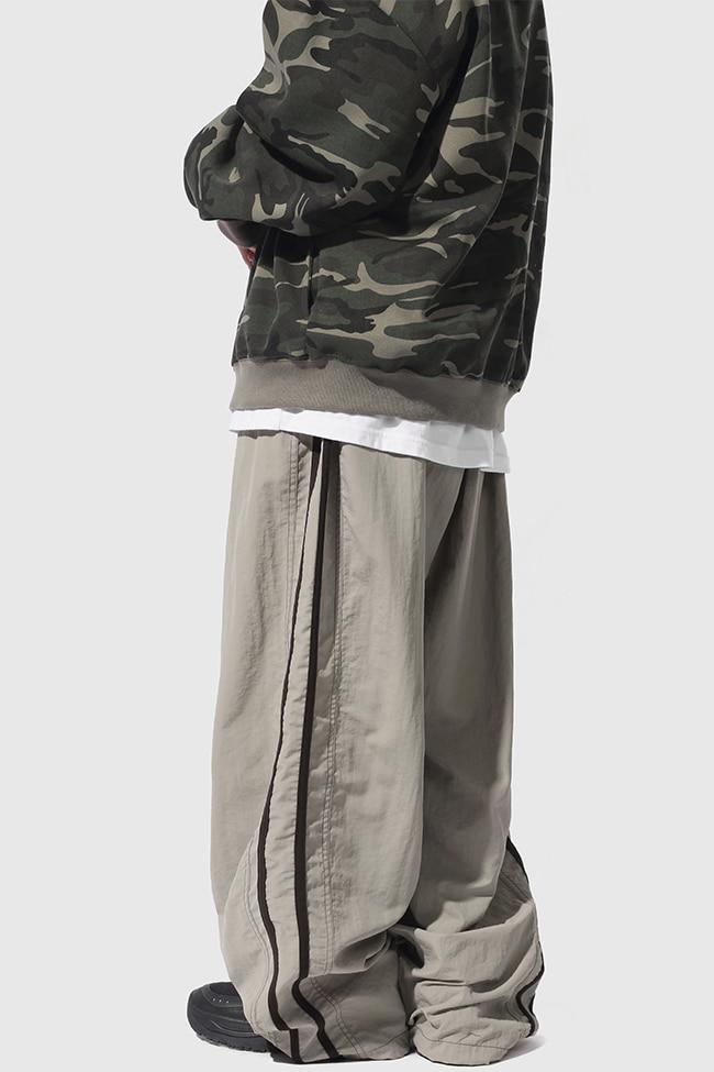 2 Line Track Nylon Pants [2color]