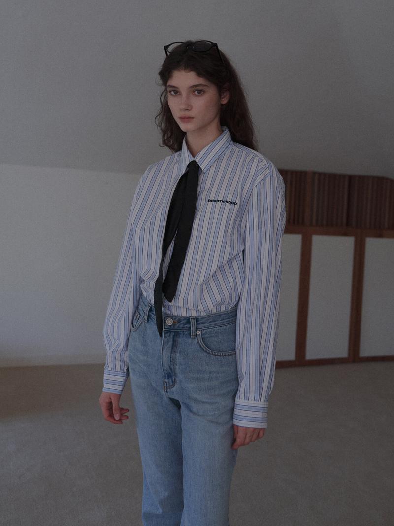 Aberdeen Logo Striped Shirts Classic Blue (3rd)