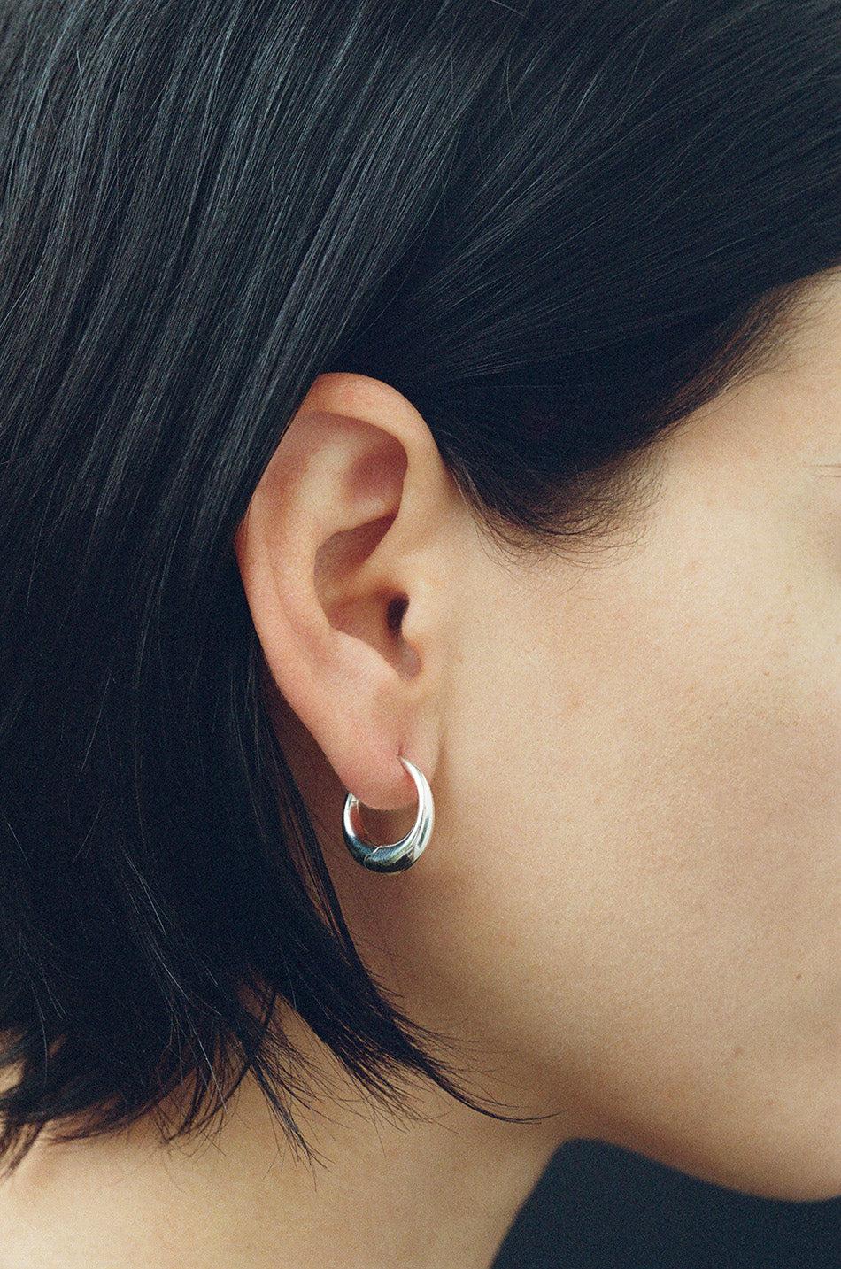 Small Sigrid Hoops - Sterling Silver