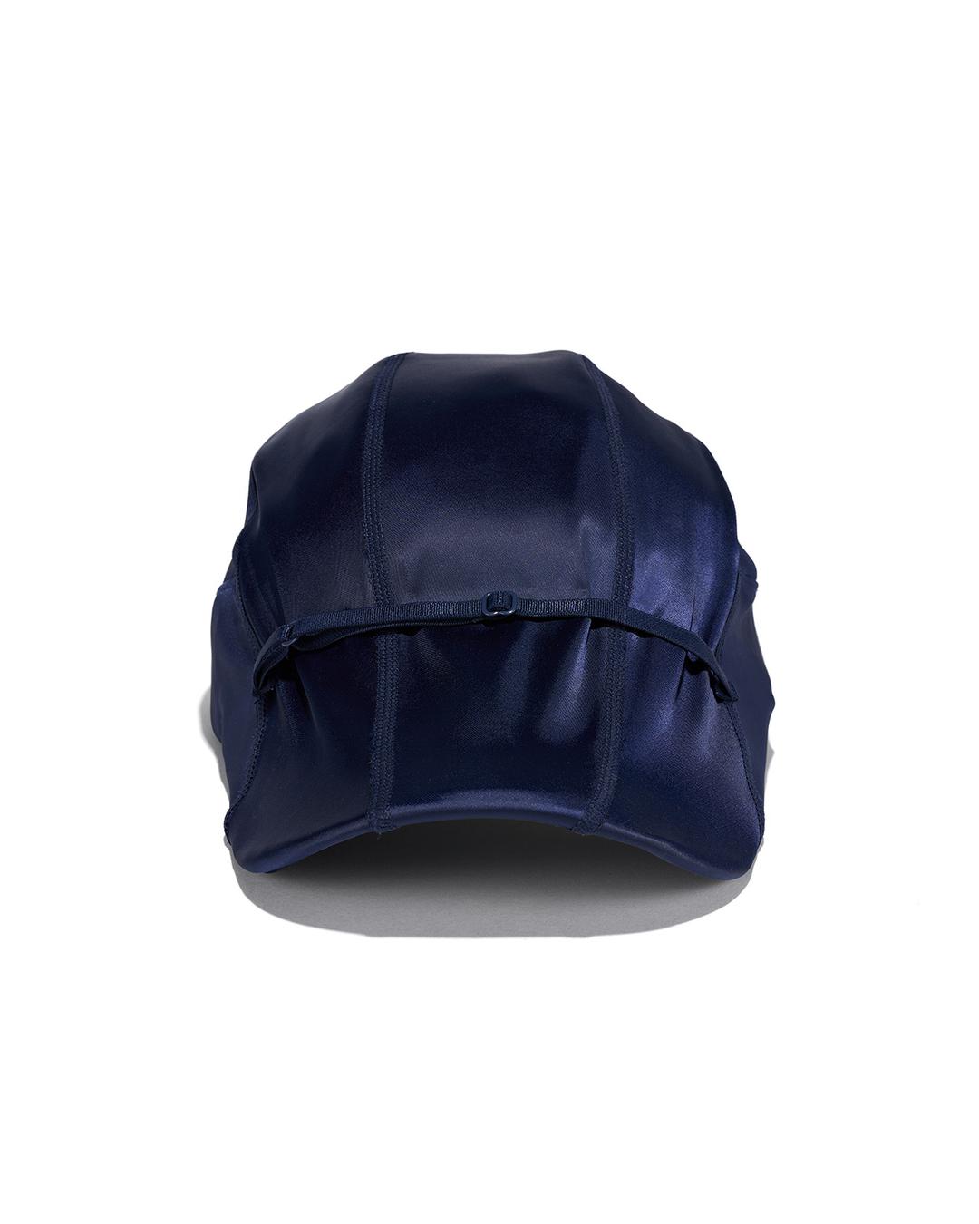 SATIN DUCKBILL CAP_NAVY