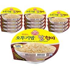오뚜기 오뚜기밥 찰현미-, 210g, 12개