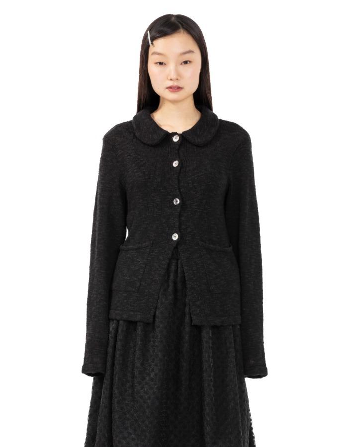 BOCBOK) Garden Cardigan _ Black
