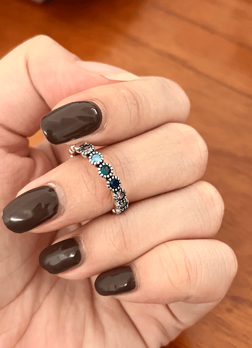 Color Cubic Ring