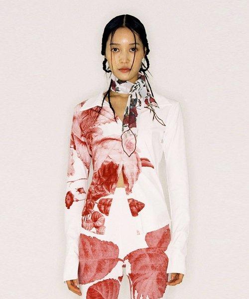 나체(NACHE)  HALF TONE JERSEY SHIRT WHITE - 사이즈 & 후기 | 무신사