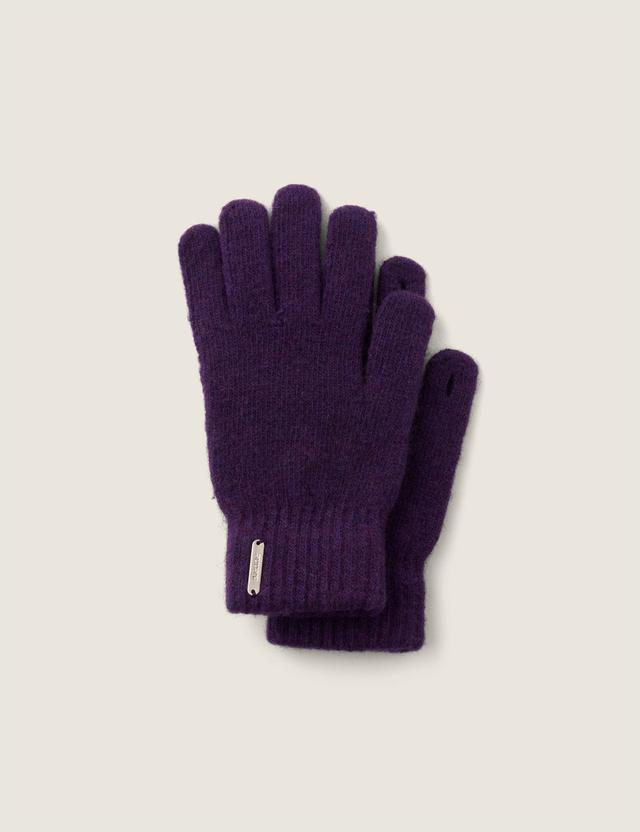 Betty Wool Gloves (Purple)