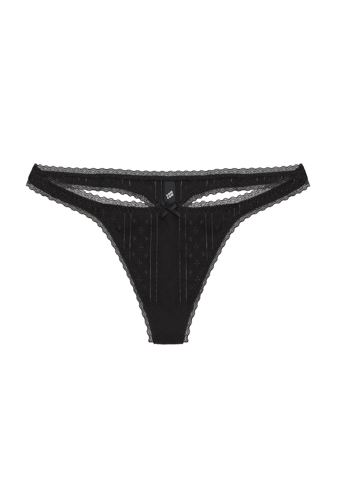 The Thong Black - XXS