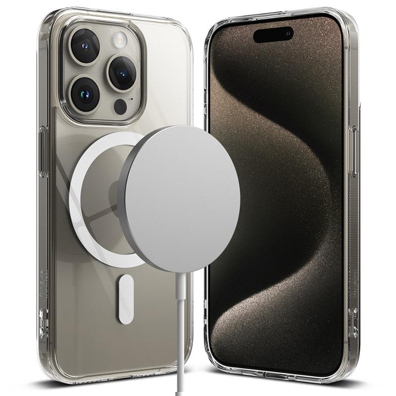 아이폰15 시리즈 링케퓨전 마그네틱 맥세이프 투명 케이스