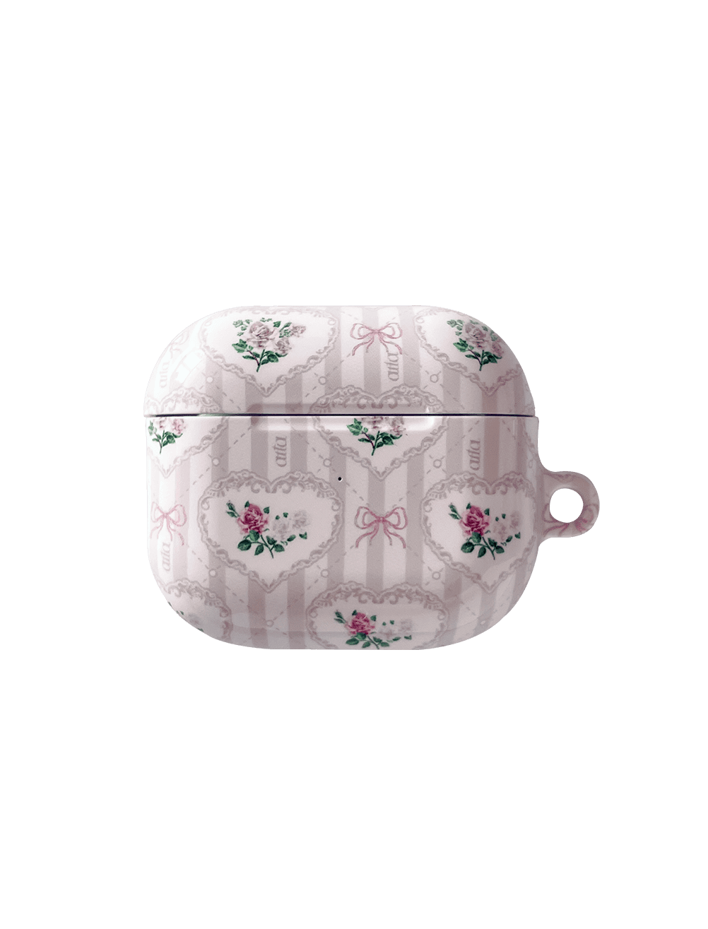 Winter rose airpod Buds case