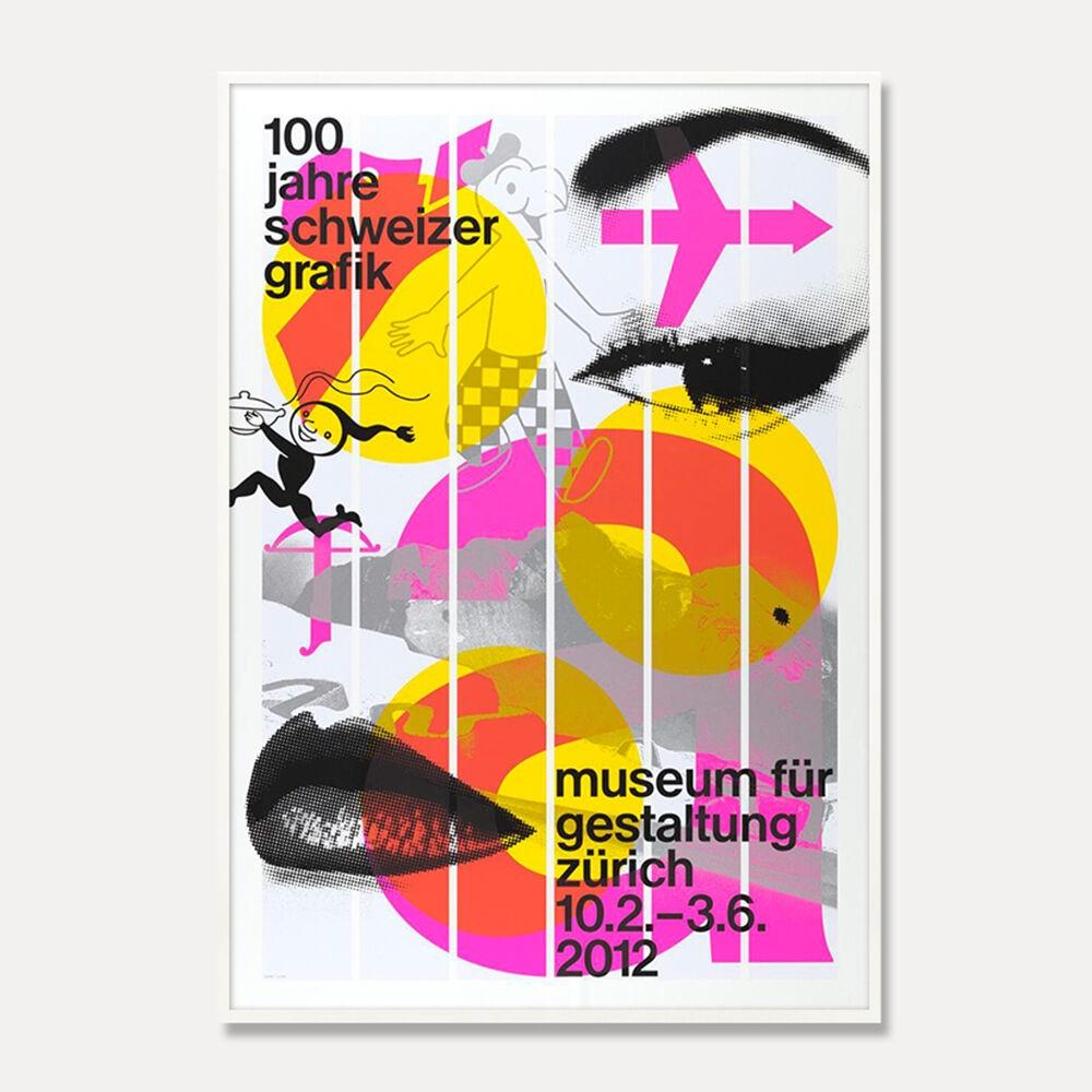100 years of Swiss graphics (액자포함 ) 90 x 128 cm