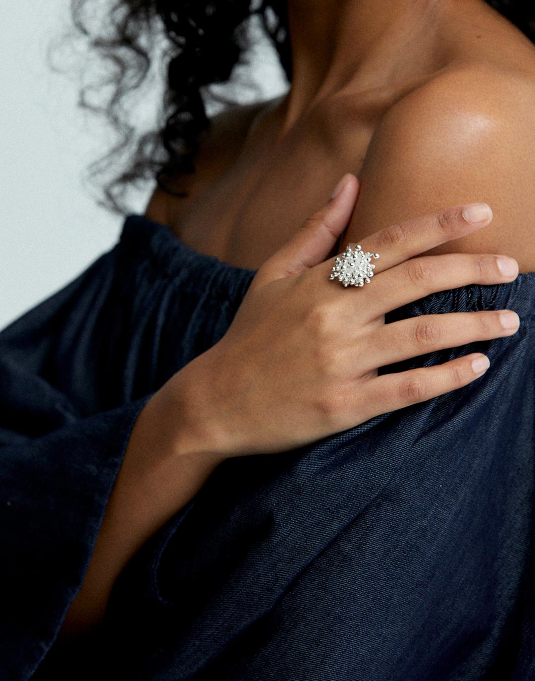 Bold Merra Ring. Silver