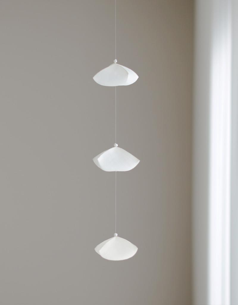 백색 옥사 보자기 모빌 (3pieces)