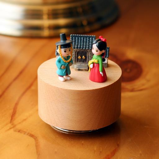 핸드메이드 인사동 오르골 청기와집 아리랑