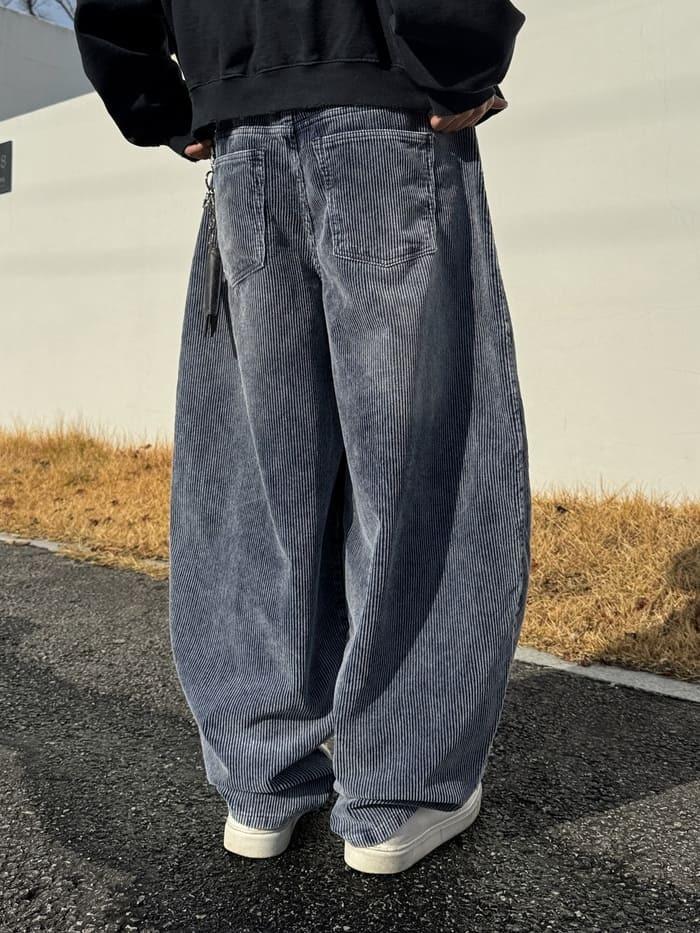 [NEW HOT🔥] 코듀로이 네츄럴 벌룬 데님팬츠 (4color)