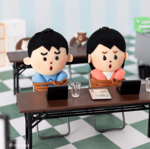 [예약상품] 이라스토야 회사에 묶인 직장인 키홀더