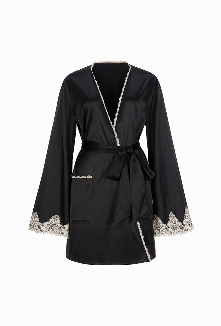 [GRACE SLIP] Robe (Black)