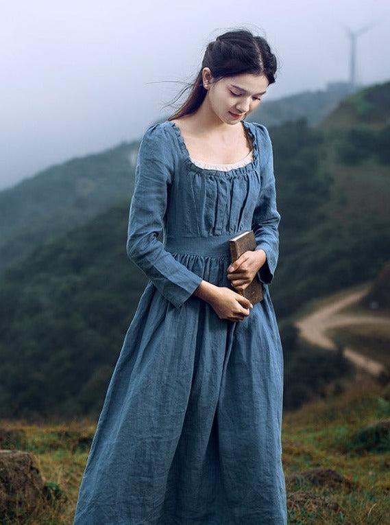 100% Linen Cinderella's Dress