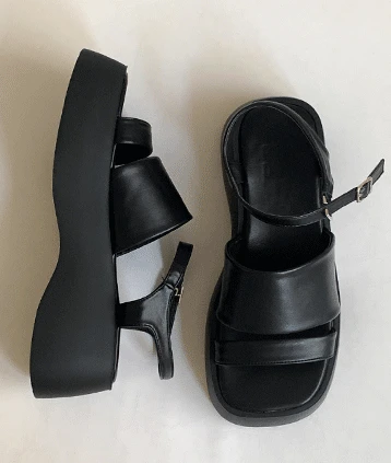 그루브샌들shoes (통굽샌들🖤키작녀,플랫폼샌들,스트랩샌들)