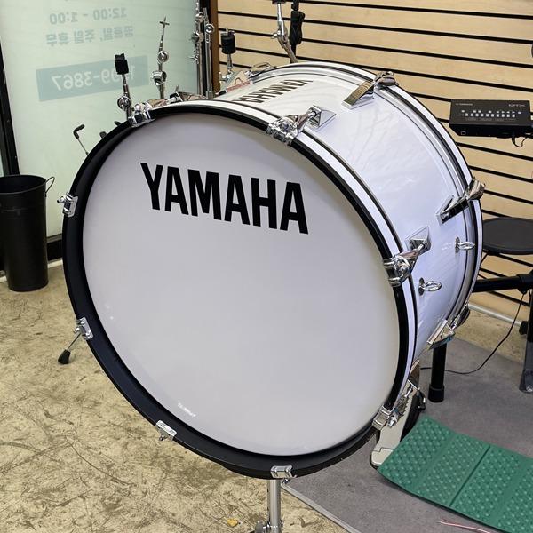 학교 교회 야구 축구 응원 집회 필수아이템 YAMAHA MB522B 주니어 마칭 베이스 드럼 화이트 색상 MADE IN JAPAN