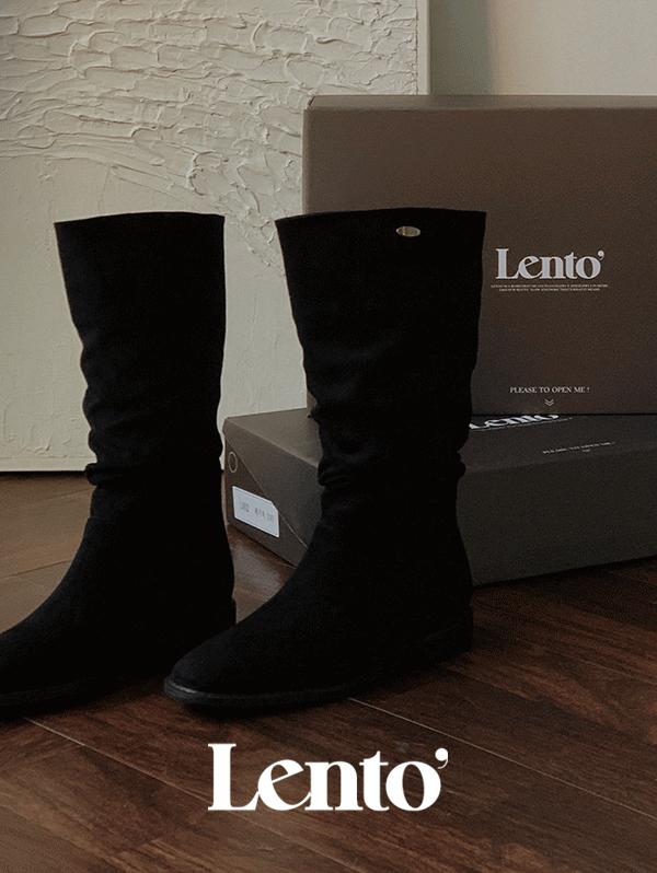슬로우앤드 [추석세일🌕/소장추천!] #LENTO. Nature Shape Boots (스웨이드부츠) - 3 color (무료배송)