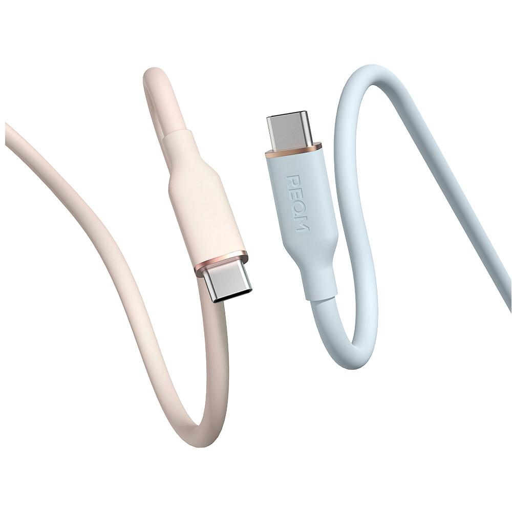 리큐엠 100W CtoC고속충전 데이터전송 노트북충전 실리콘케이블 CC150K