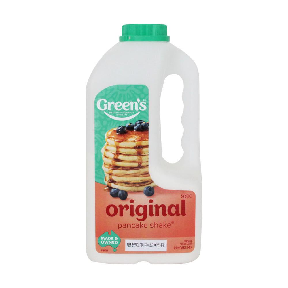 그린스 팬케이크 쉐이크 오리지널 375g / 메이플 325g / 바닐라 325g