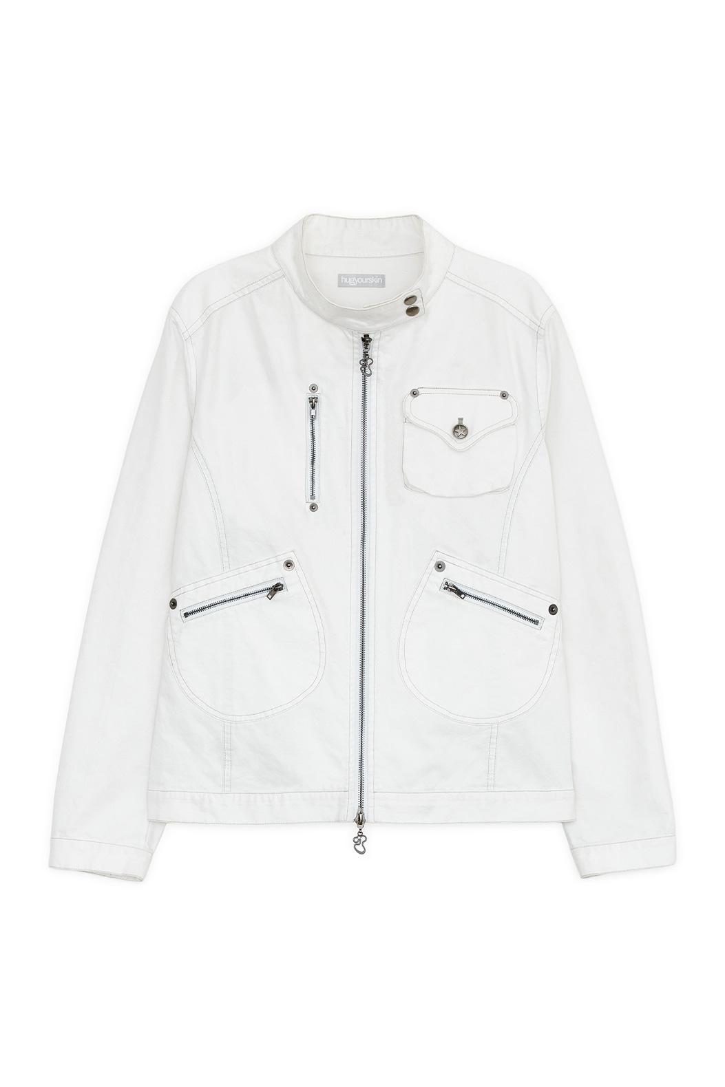 Rider cotton jacket (Off White)