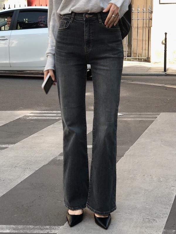 슬로우앤드 [🪄핏보정팬츠] made. 나이브 히든밴딩 세미부츠컷 팬츠 (+숏/베이직/롱ver) - 4 size