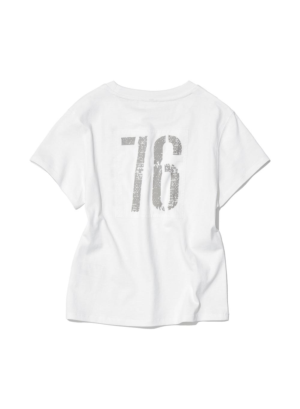 [WOMEN] TEAM 76 PATCH SHORT SLEEVE TEE_WHITE