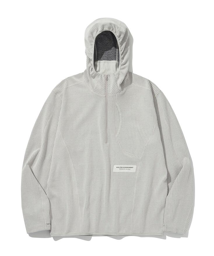 SQUARE FLEECE HOOD PULLOVER_WHTIE_WLT024