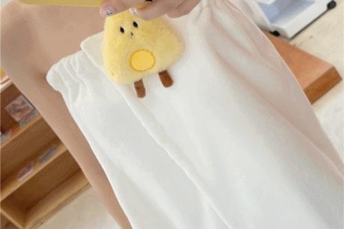 벨크로 샤워 타월 찍찍이 홈웨어 랩가운