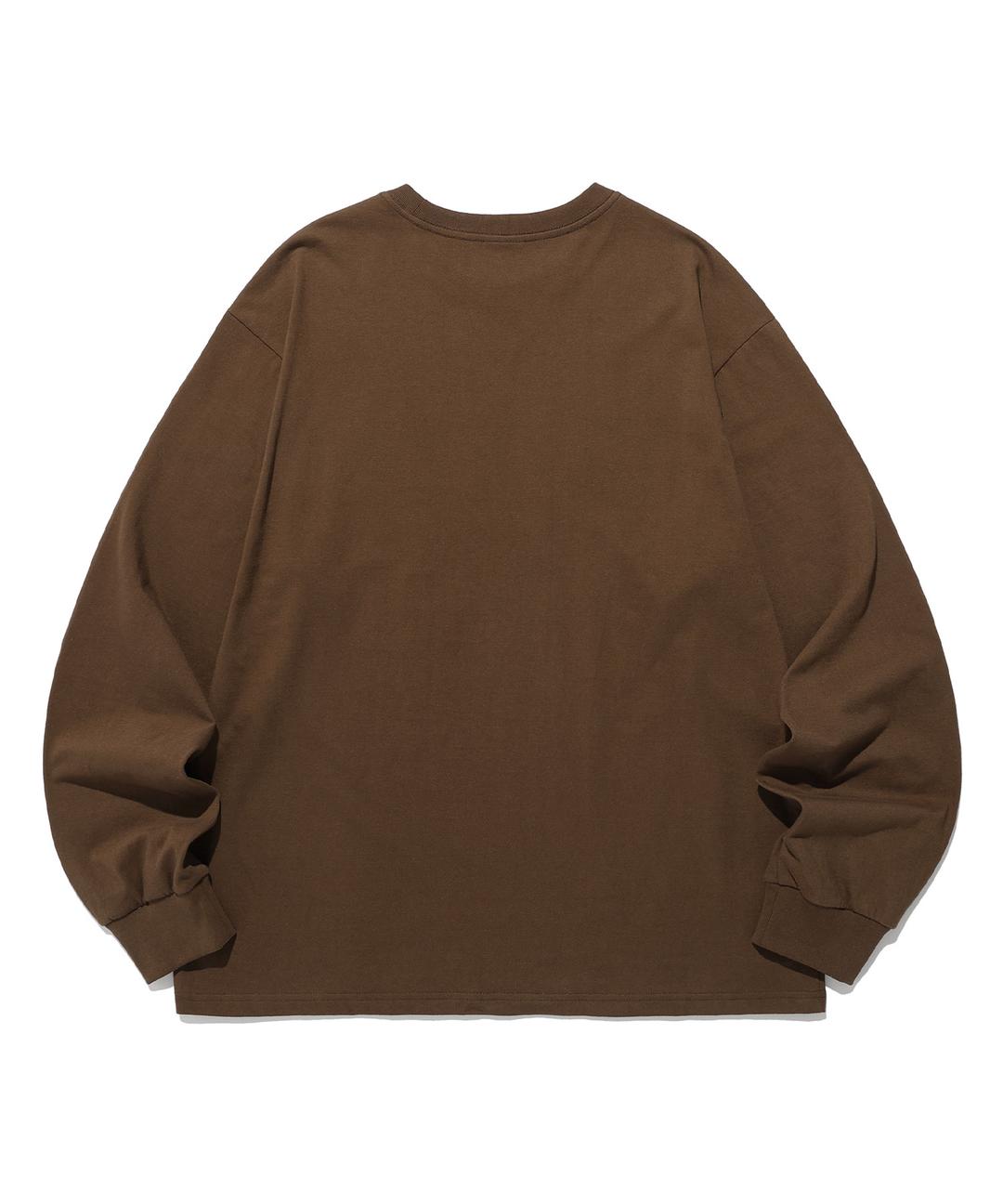 STOP US LS TEE[BROWN]