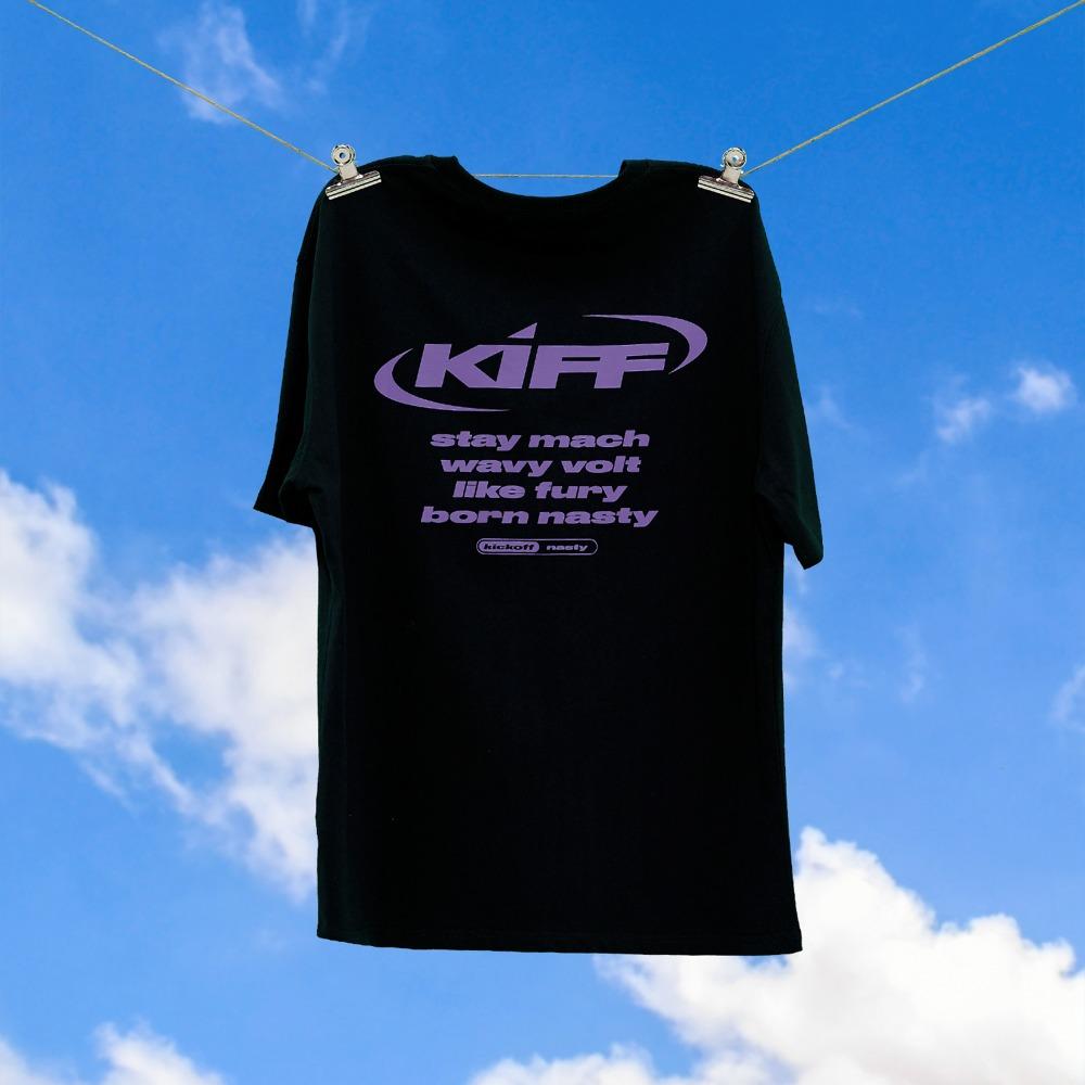 [NK] Kiff Logo Tee (Black)_K24QB703