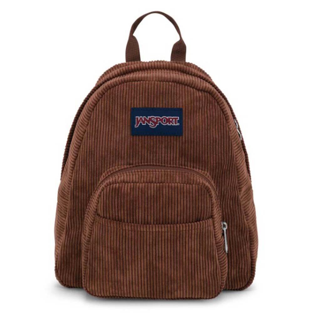 잔스포츠 하프파인트 코듀로이 미니 백팩 브라운 여자 학생 패션 여행 데일리 가방 골덴