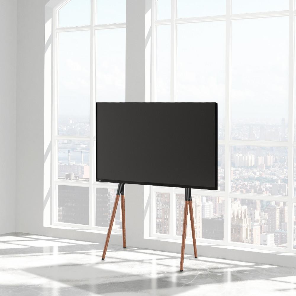 tv 스탠드 거치대 EdgeM Arte 삼성 lg 티비호환 받침대 원목 4발 다리 벽걸이 이동식 갤러리 아트 이젤형