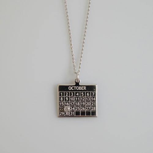 CALENDAR NECKLACE