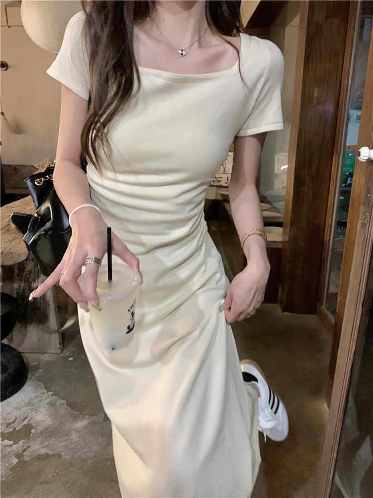 벨라 셔링 니트 롱원피스(2컬러)