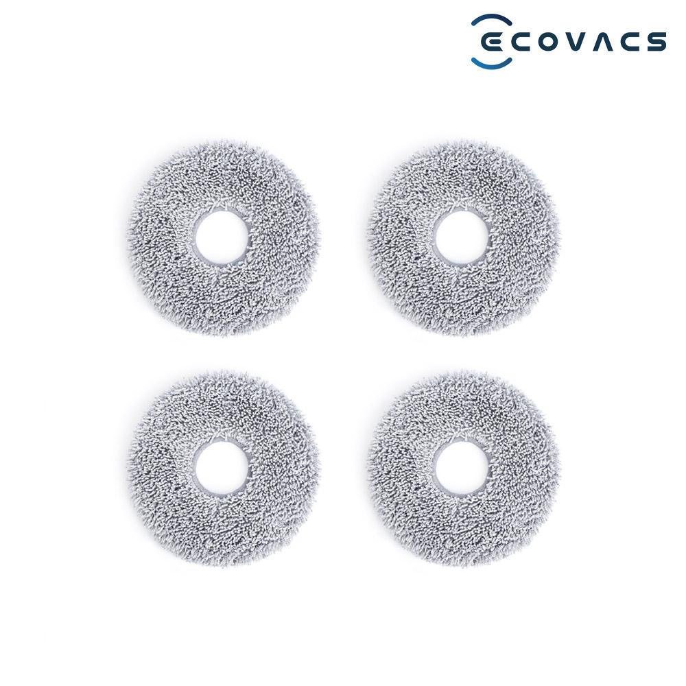 에코백스 회전형 물걸레 (4매/2세트) (X1 옴니/ X1 터보/ T10 터보/ T10 옴니/ T20 옴니 호환) (도착보장)