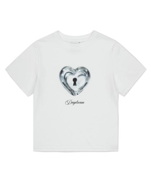 HEART LOCK TEE WHITE(MG2FMFT584A)