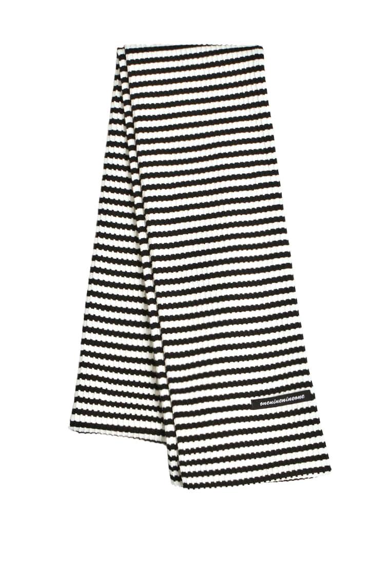 STRIPE MUFFLER_BLACK